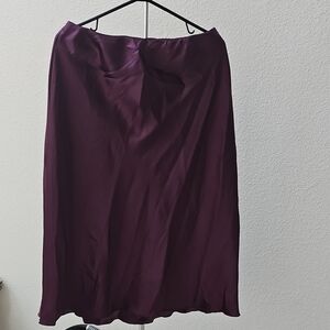Nicole Miller Deep Purple A-Line Skirt